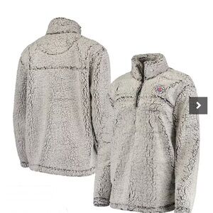 New LA Clippers Women's Sherpa Quarter-Zip Pullover Jacket